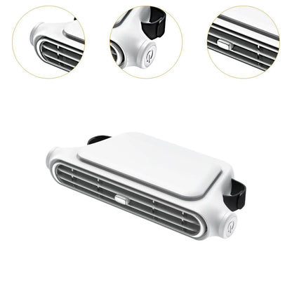 Car Seat Velcro Fan: 3 Adjustable Speeds, Built-In 3000Mah Battery, USB Charging, Suitable for Cars, Golf Carts, and Travel Rvs
