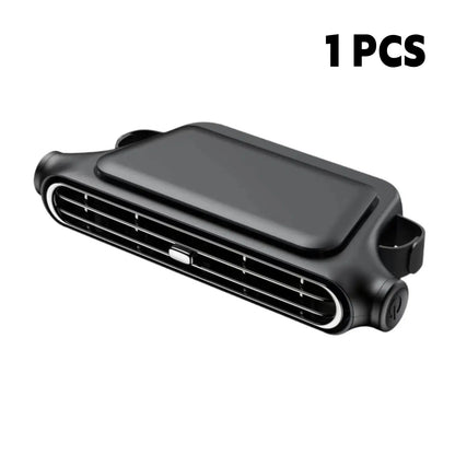 Car Seat Velcro Fan: 3 Adjustable Speeds, Built-In 3000Mah Battery, USB Charging, Suitable for Cars, Golf Carts, and Travel Rvs